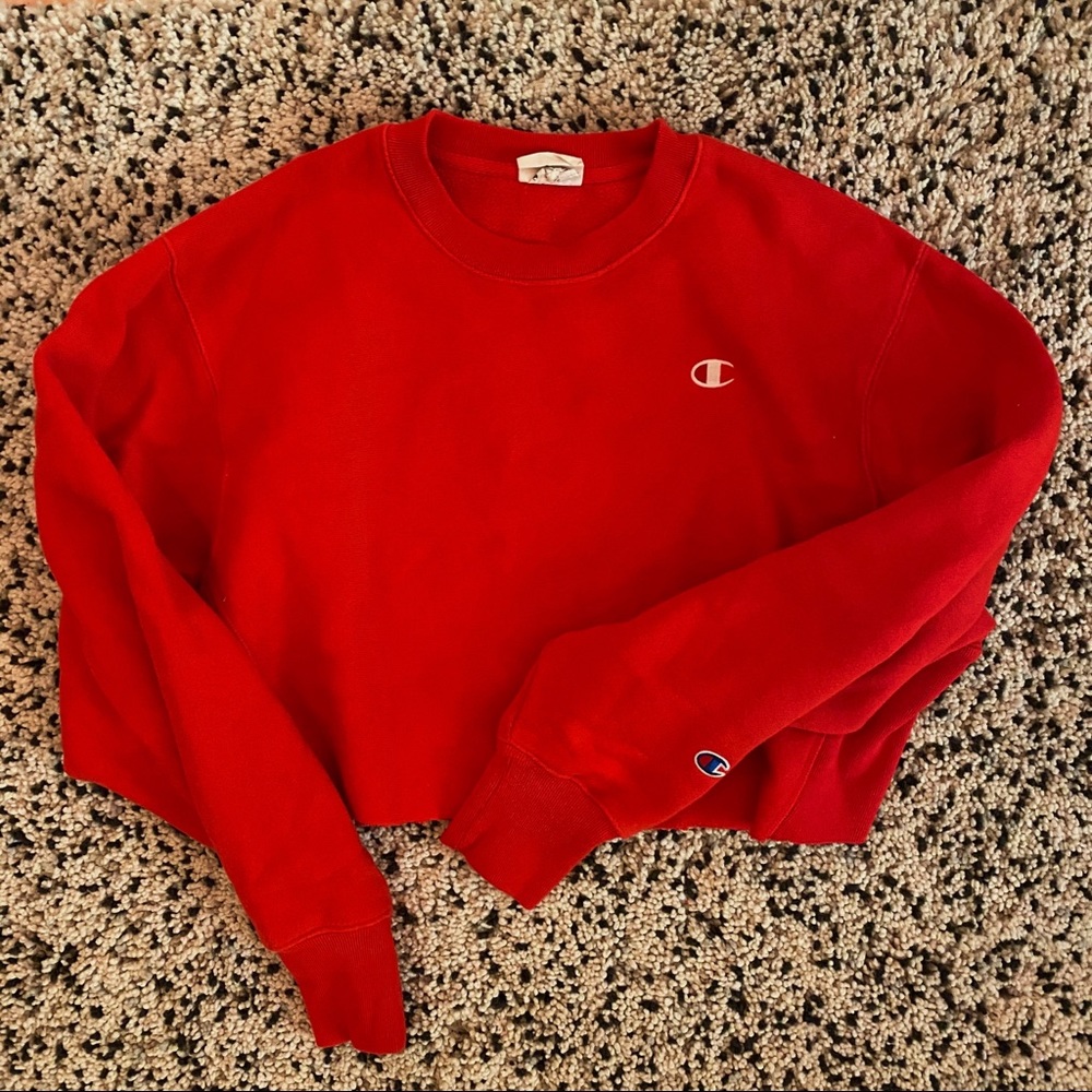 CHAMPION CROPPED CREWNECK